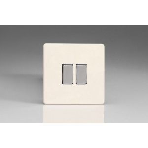 Dupla váltó/egysarkú billenőkapcsoló - matt fehér