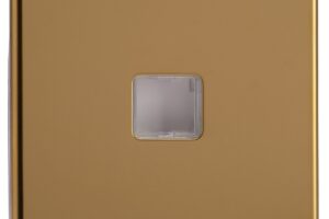 Szimpla adatátviteli aljzat keret - fényes réz