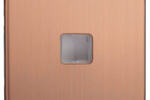 Szimpla adatátviteli aljzat keret- szálcsiszolt vörösréz