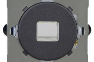 Sorolható szimpla adatátviteli aljzat keret - matt fekete