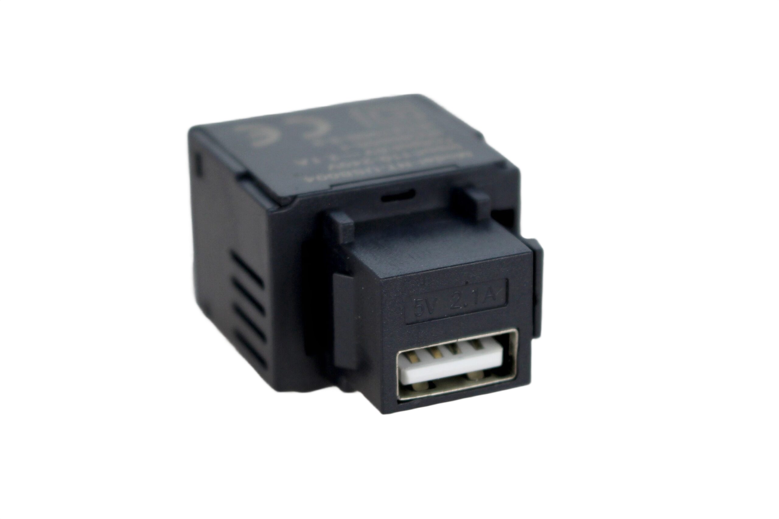 USB töltő modul- fekete - Image 2