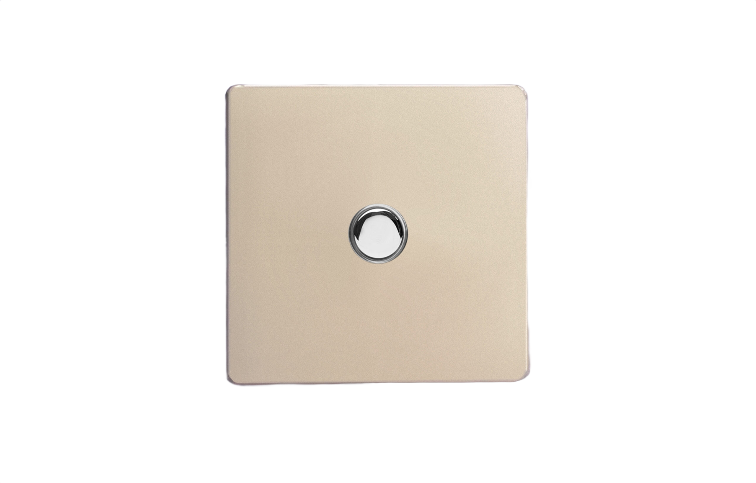 Szimpla egyutas csengő nyomógomb - szatén króm - Image 2