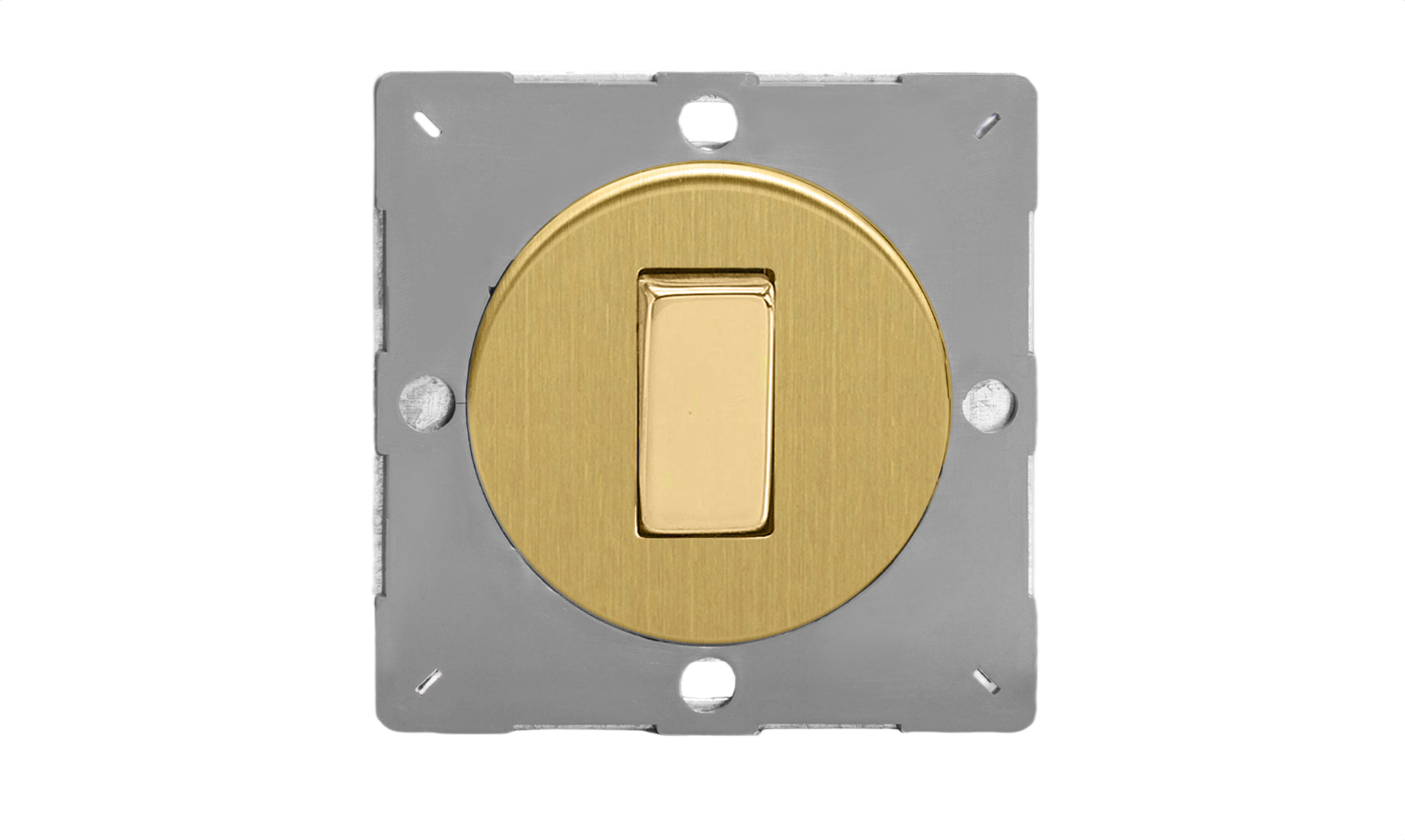 Sorolható szimpla váltó/egysarkú billenő kapcsoló modul - szálcsiszolt réz - Image 2