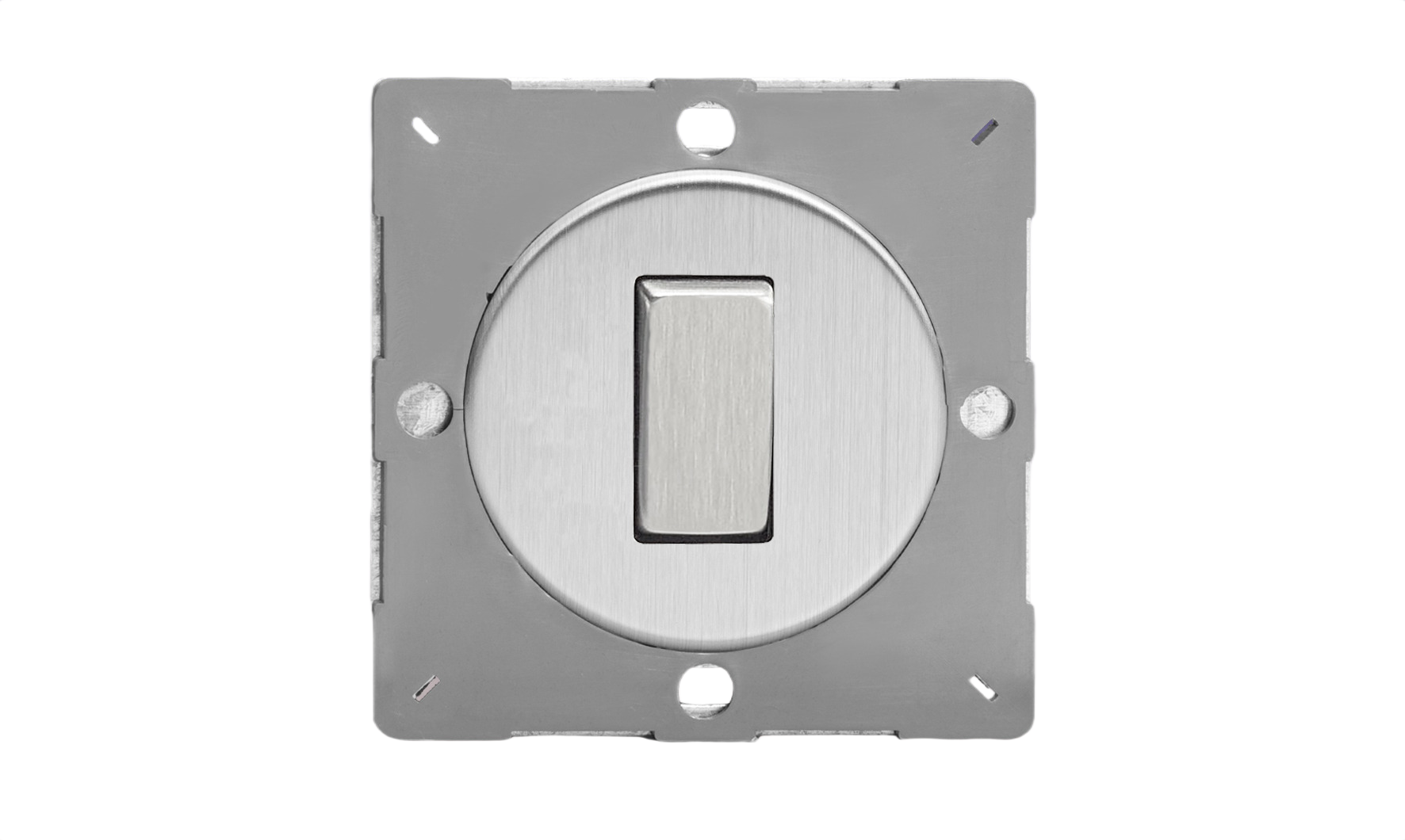 Sorolható szimpla váltó/egysarkú billenő kapcsoló modul - szálcsiszolt acél - Image 2