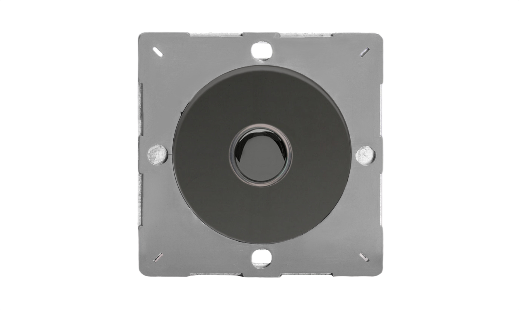 Sorolható szimpla egyutas csengő nyomógomb inzert - iridium - Image 2