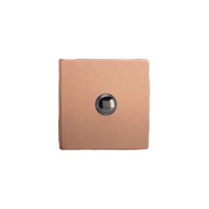 Szimpla egyutas csengő nyomógomb - szálcsiszolt vörösréz - Image 2